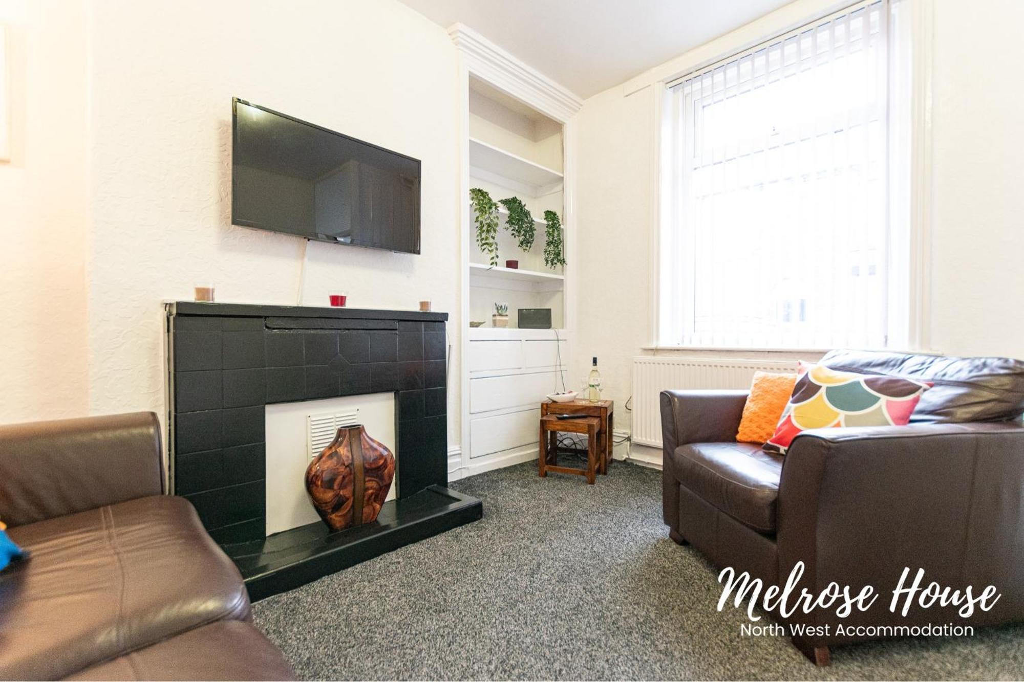 Manchester Work Stays 2Br Home With Parking & Wifi Exterior foto